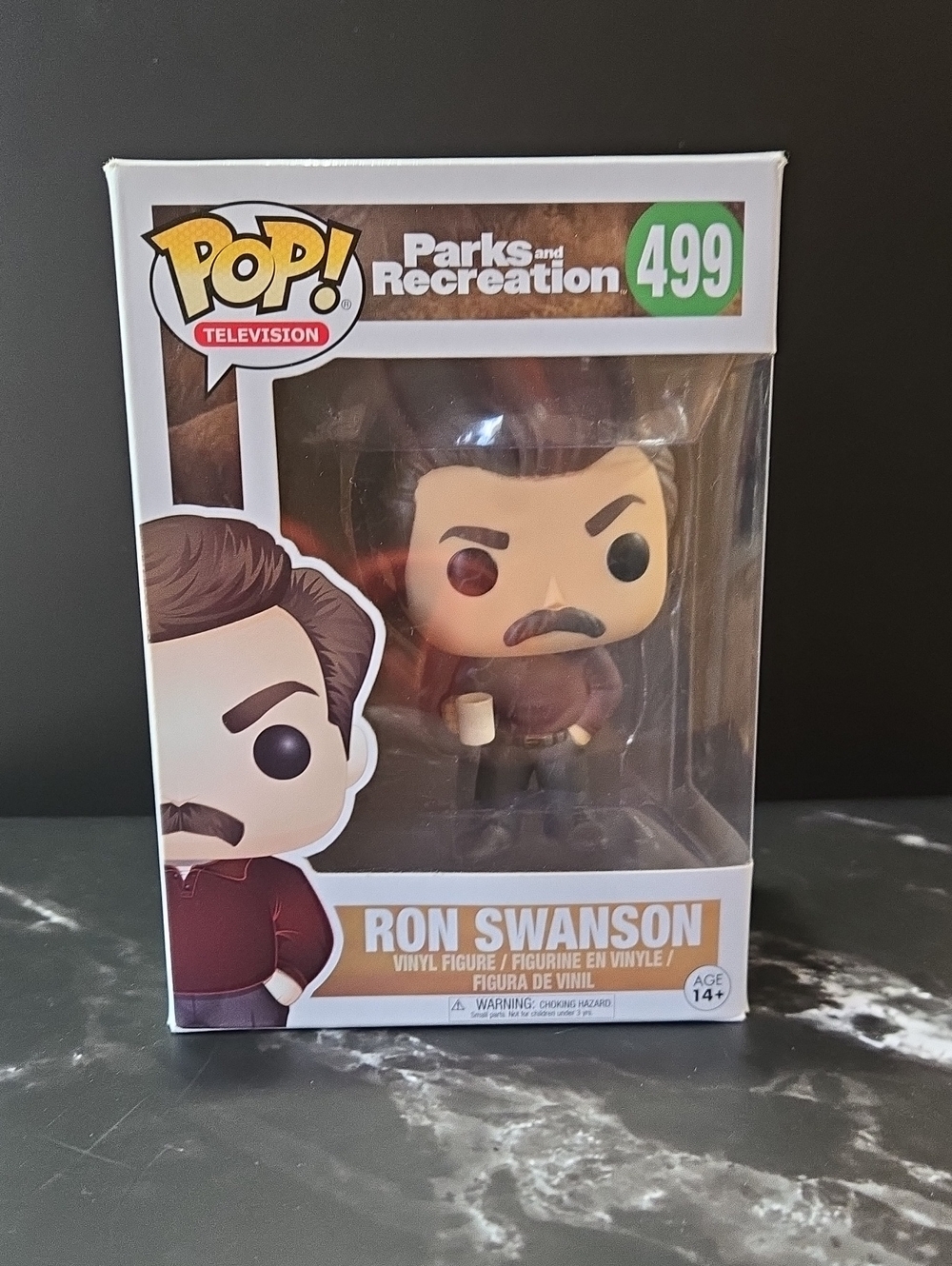 Funko POP! Ron Swanson- Parks & Recreation #499 Vinyl Figuine